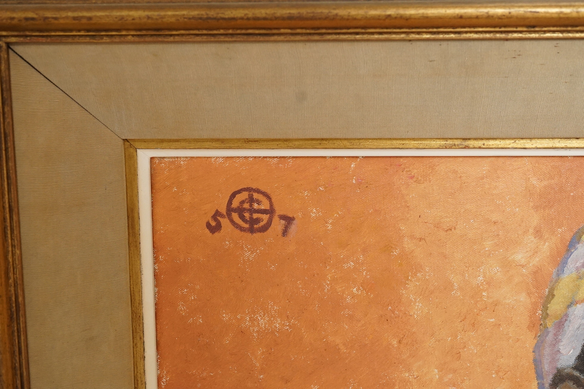 Christina Brooke (Contemporary), Portrait of an African mother and child, monogrammed and dated '57, 75 x 50cm